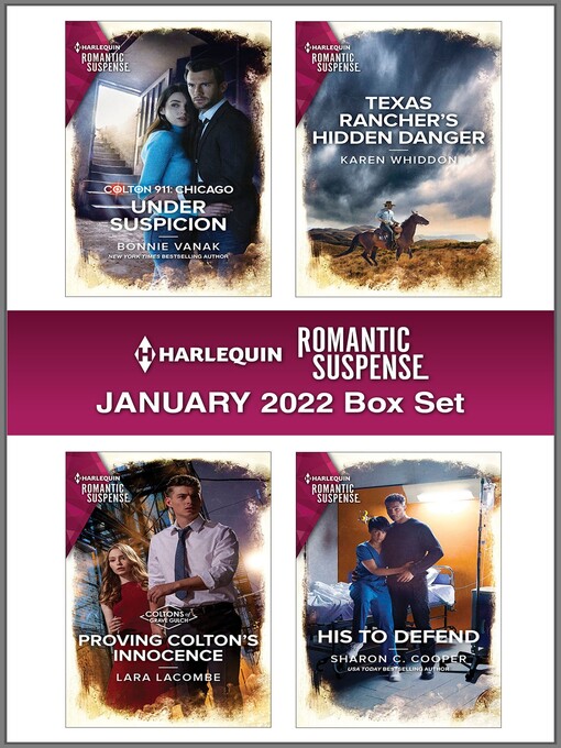 Title details for Harlequin Romantic Suspense January 2022--Box Set by Bonnie Vanak - Available